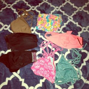Lot of bikini tops
